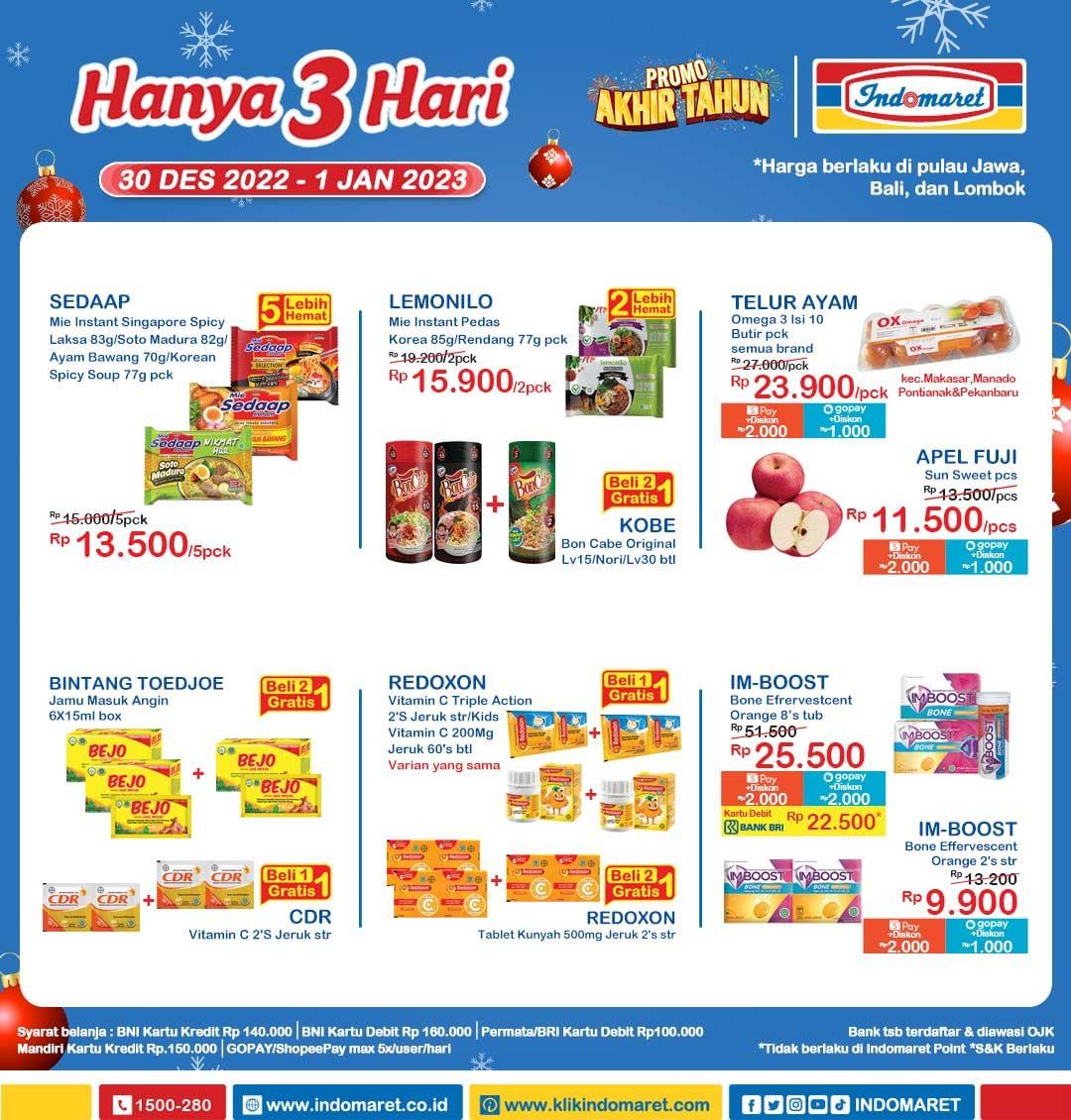 JSM Indomaret 30 Desember 2022 - 1 Januari 2023rt