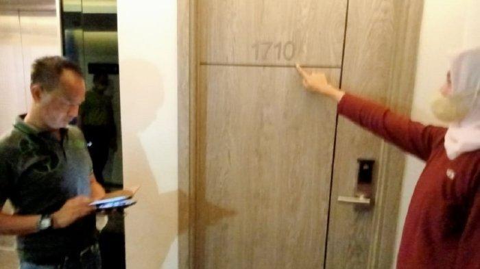 Anggota Polrestabes Surabaya mendatangi Hotel di sekitar kawasan Gubeng
