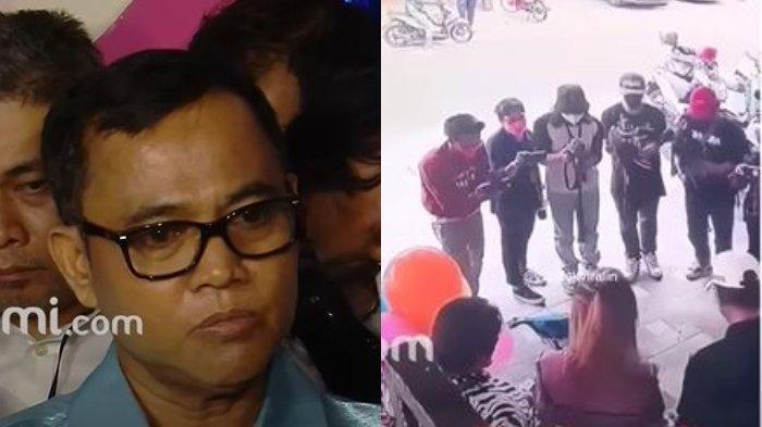 Haji Faisal (kiri), Doddy Sudrajat dan wartawan (kanan) - Tahu Doddy Sudrajat datangi rumahnya,