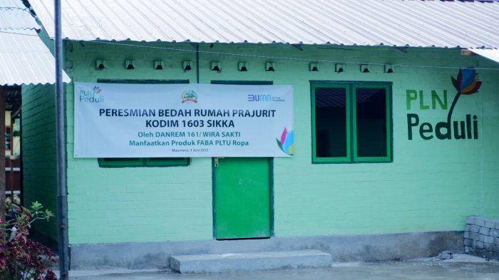 pln bedah rumah di sikka
