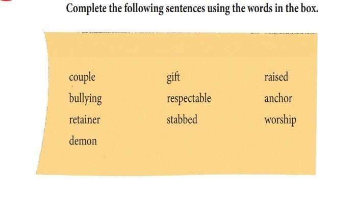 Tabel bahasa inggris kelas 10 bab 12 hal 162