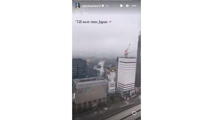 Natasha Wilona ucap sampai jumpa Jepang