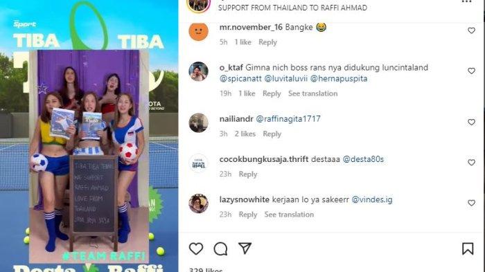 Support untuk Raffi Ahmad