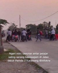 Cellica Prihatin Pelajar Karawang Langsung Tawuran saat Baru Mulai PTM