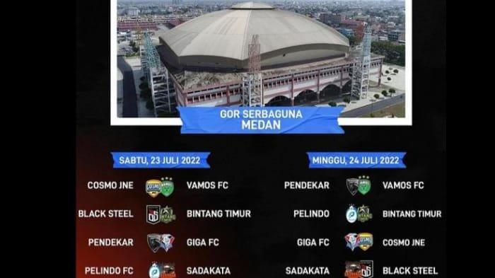 Jadwal lengkap Liga Futsal Profesional 2022