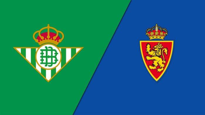 Poster Pertandingan Real Betis vs Zaragoza.