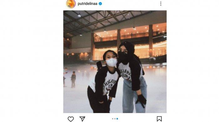 Putri Delina, anak sambung Nathalie Holscher