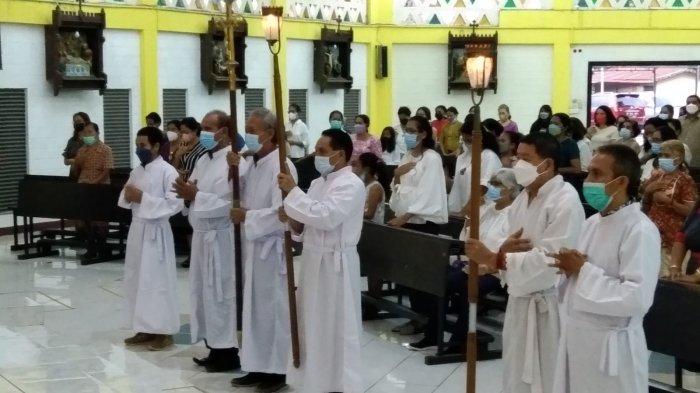 Perayaan misa pelindung gereja di Paroki St.Yoseph Naikoten