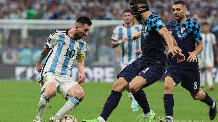 Lionel Messi Argentina vs Kroasia
