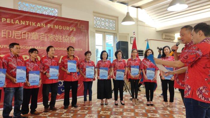 Wilianto Tanta Ketua Umum PSMTI Pusat melantik pengurus PSMTI Gorontalo.