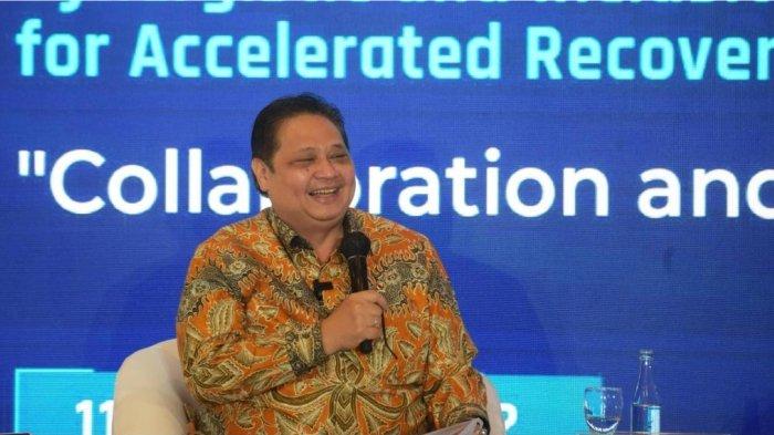 2 Menteri Koordinator Bidang Perekonomian Airlangga Hartarto dalam