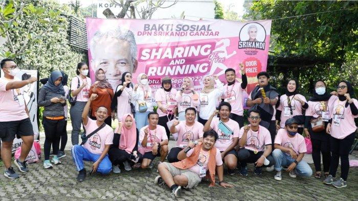 3 Relawan Srikandi Ganjar menggandeng komunitas lari