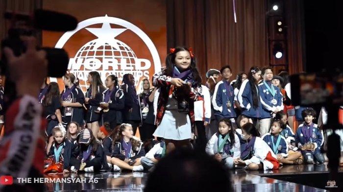 momen ketika Arsy Hermansyah juara umum di Kejuaraan Dunia