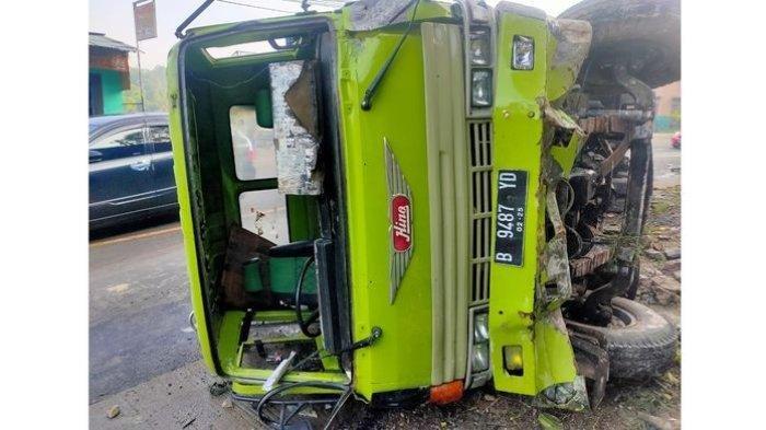 Kondisi truk yang mengalami ke