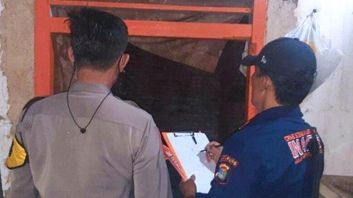 Tim Inafis dan Bhabinkamtibmas Polsek TbS melakukan olah TKP, Kamis (20/10/2022)