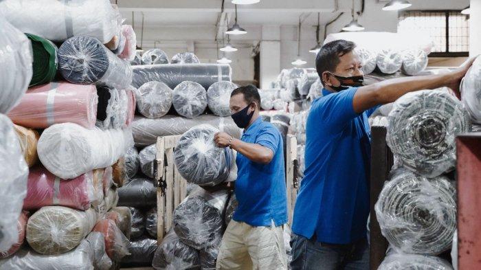 gulungan kain produksi Kain.id.