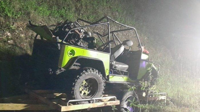 Kendaraan yang terlibat kecelakaan di Purwosari, Gunungkidul