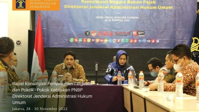 Kepala BHP Semarang Ikuti Rapat Konsinyasi Penyusunan Target dan Pokok-Pokok B