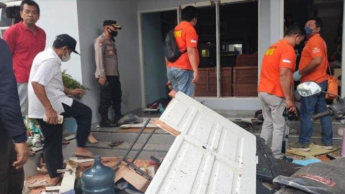 Kondisi rumah korban ledakan tabung elpiji