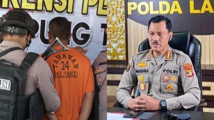 kasus polisi tembak polisi di Lampung