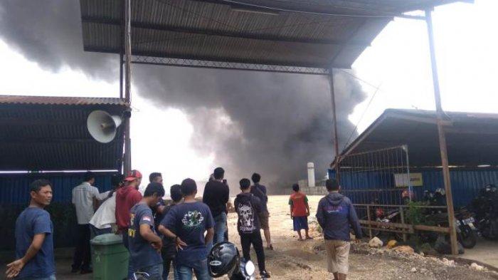 Ini Dugaan Penyebab Kebakaran Gudang Pabrik Kacang PT Garuda Food di Pati - Tribunjateng.com