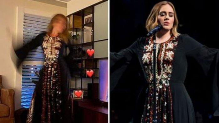Adele Pamer Perubahan Dramatis Tubuhnya, Pakai Gaun Saat Manggung di Glastonbury