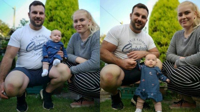 Lula dan kedua orang tuanya, Tezra dan Emily.