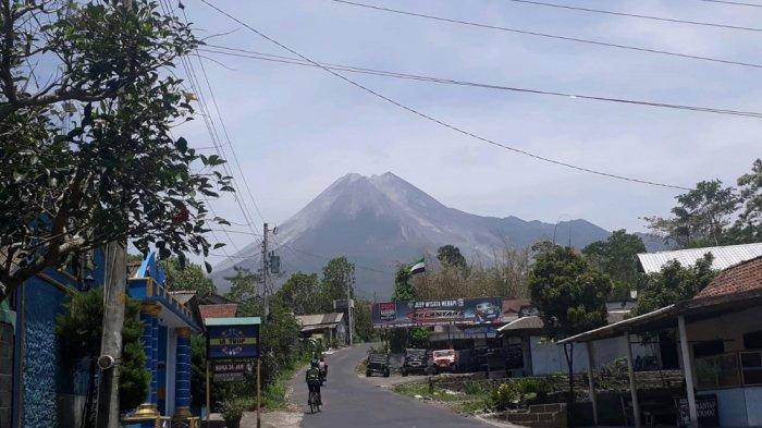 Situasi salah satu lokasi di Pakem, Sleman pasca erupsi Merapi pada Minggu (17/11/2019).