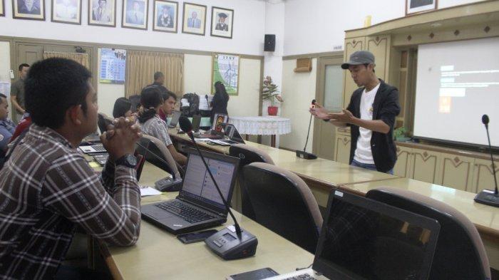 Suasana pelatihan jurnalistik yang digelar ITNY pada Sabtu (7/9/2019)