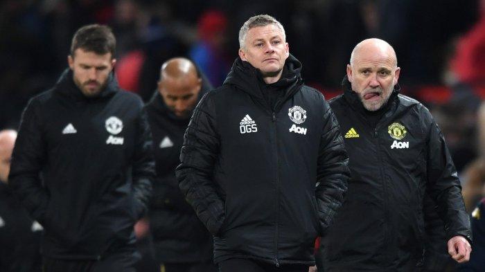 Ole Gunnar Solskjaer dan tim pelatih Manchester United