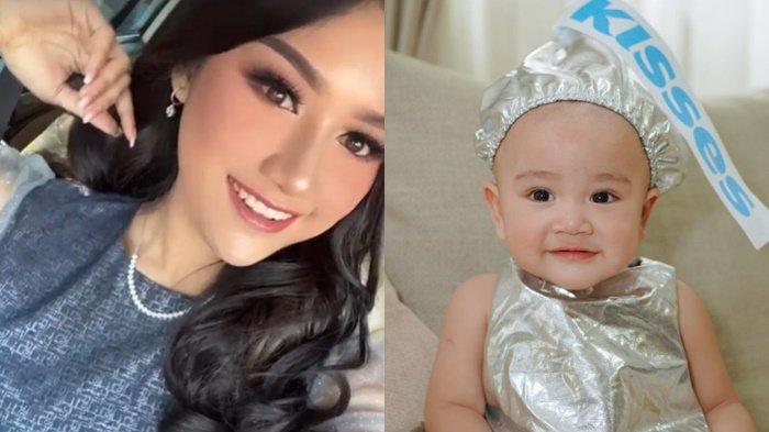 Erina Gudono mengaku mengidolai putera kedua Raffi Ahmad dan Nagita Slavina, Rayyanza. Pacar Kaesang bahkan menyebut dirinya fans berat Cipung, sapaan akrab Rayyanza. (Instagram/@erinagudono @raffinagita1717)
