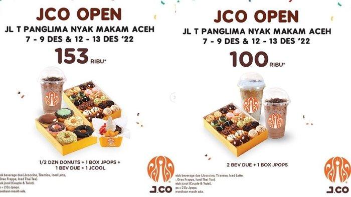 Promo J.CO hari ini Rabu 7 Desember 2022
