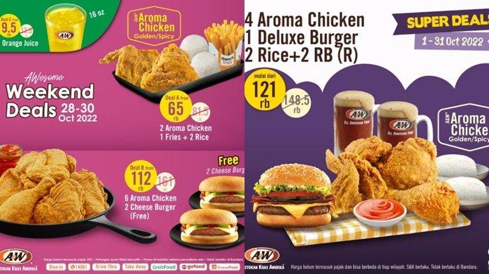 promo A&W hari ini Jumat 28 Oktober 2022