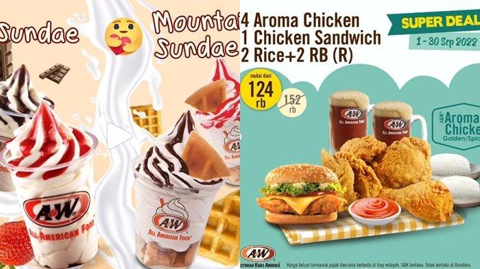 promo A&W hari ini Kamis 22 September 2022
