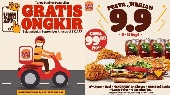promo Burger King hari ini Selasa 6 September 2022