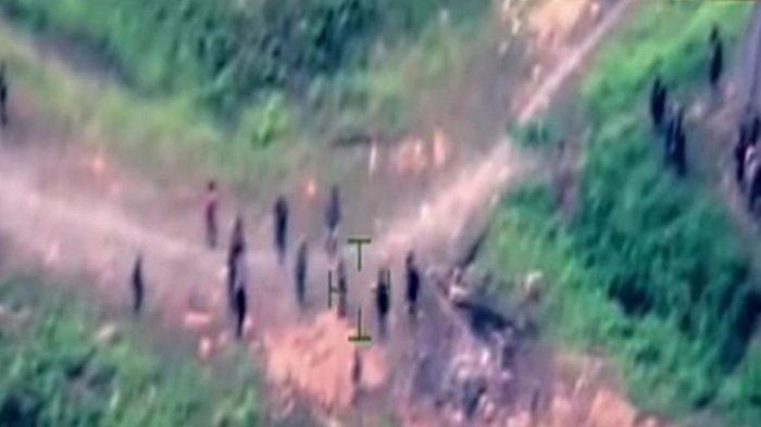 Lokasi yang diduga markas Egianus Kogoya