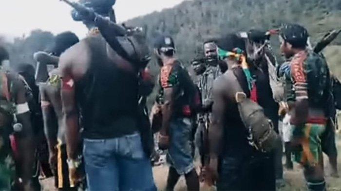 tangkapan kamera komplotan KKB di Papua