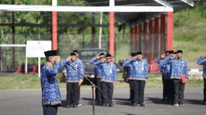 Foto dokumentasi Diskominfo Bolsel *Captions : Upacara peringatan Hari