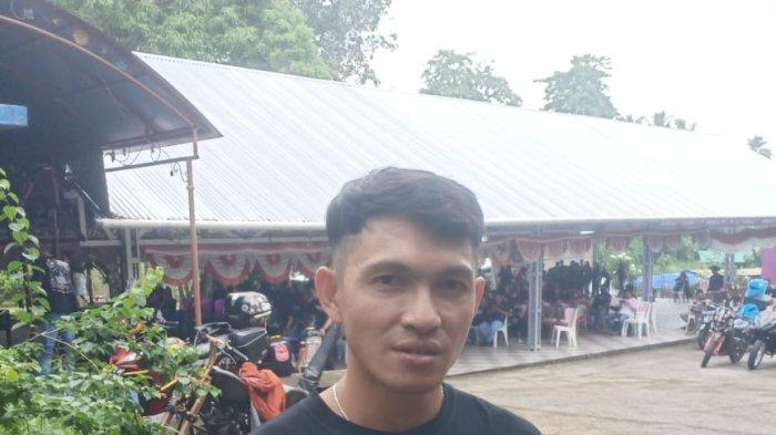 Foto fis Ketua FKBM Elia Lumintang, motor-motor klub dan saat acara berlangsung