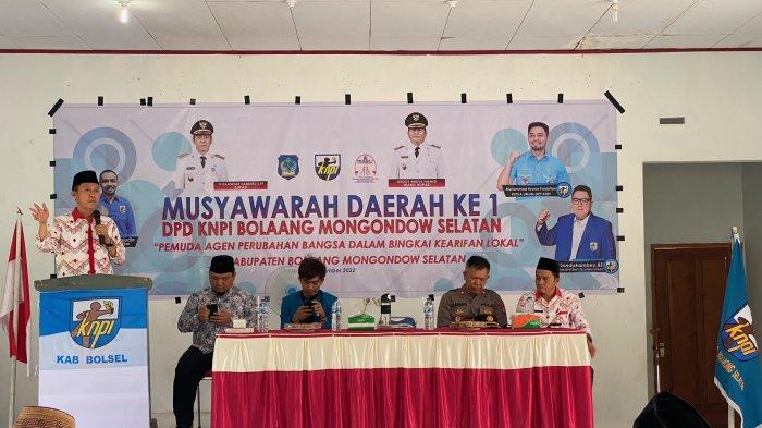 Kegiatan pembukaan musda pertama DPD KNPI Bolaang