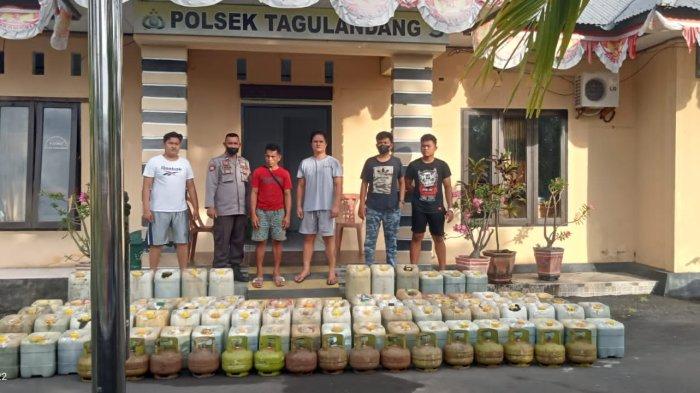 Ribuan liter Pertalite dan puluhan tabung Gas LPG ukuran 3 kg