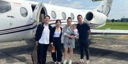 Raffi Ahmad dan Nagita Slavina Naik Jet Pribadi Ketika Hadir di Nikahan Kaesang dan Erina Gudono
