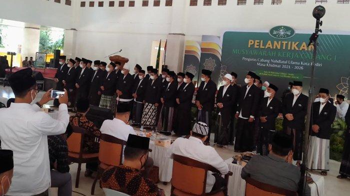 pelantikan pengurus PCNU Kota Kediri