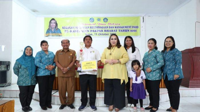 Bunda PAUD Pakpak Bharat hadiri kegiatan Dinas Pendidikan