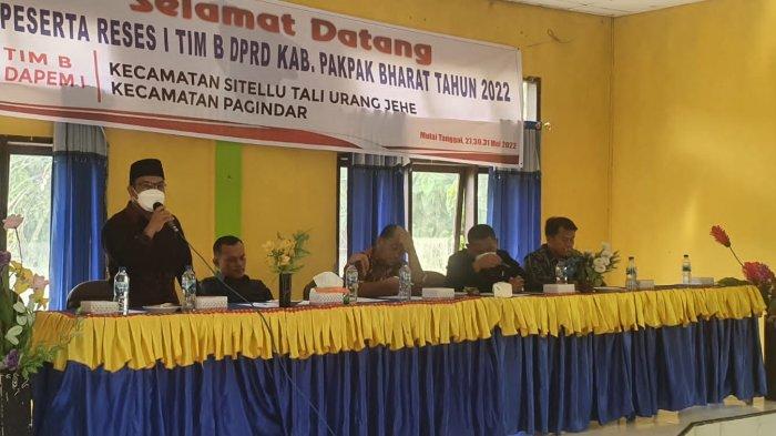 DPRD Pakpak Bharat lakukan Reses