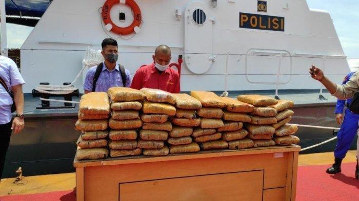 Ditangkap Modus Ganja Bawa Becak