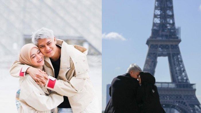 Lesti Kejora dan Rizky Billar saat liburan di Paris