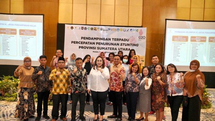 Rapat koordinasi penurunan stunting di Sumut