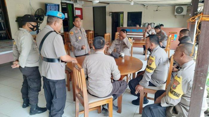 Wakapolres Sidimpuan Kompol Muhammad Firdaus melakukan anev tugas Bhabinkamtibmas