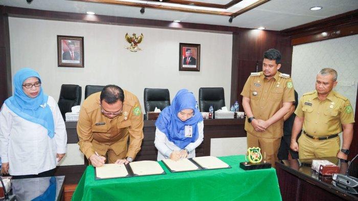 Wali Kota Medan Bobby Nasution menerima kunjungan Kepala BPJS Kesehatan
